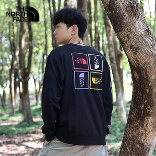 TheNorthFace北面卫衣秋冬新款男女同款户外休闲针织圆领长袖8F0T