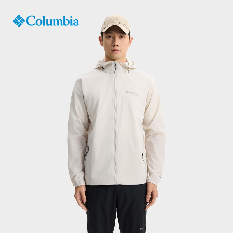 Columbia哥伦比亚皮肤衣男春夏户外UPF50+可打包拒水防晒衣WE2383