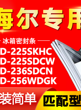 适用海尔BCD-225SKHC 225SDCW 236SDCN 256WDGK 冰箱密封条门胶条