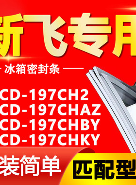 适用新飞冰箱BCD-197CH2 197CHAZ 197CHBY 197CHKY门密封条门胶条