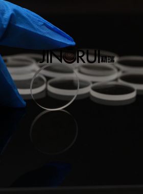 精瑞光学石英圆片 直径25.4 直径25紫外石英片 JGS1石英片