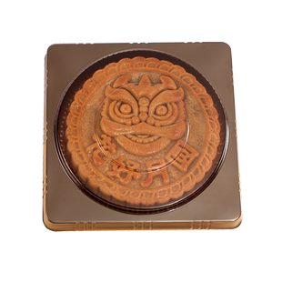 中秋一斤大月饼底托包装盒带盖吸塑内托广式月饼500g2斤机封袋
