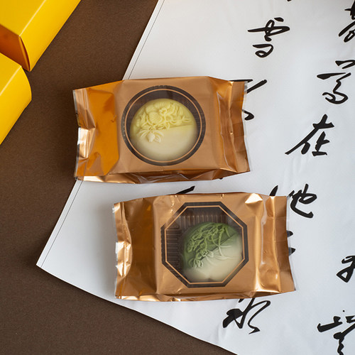 吾疆流心冰皮月饼加厚底托机封袋