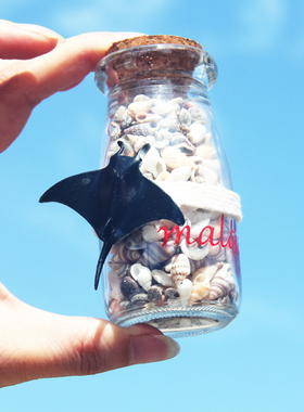 马尔代夫旅游纪念品沙瓶伴手礼