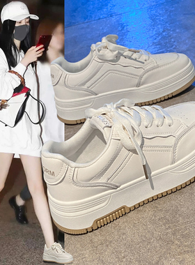 法国GPE小白鞋女2025新款增高鞋子女士白色休闲鞋板鞋女款运动鞋