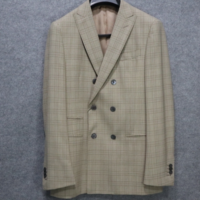 蓝豹/男士bespoke系列西服 全羊毛 商务时尚格纹 仅175 96Y