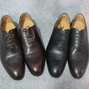特价 商务正装 41码 处理 瑕疵款 牛皮头层革 皮鞋 男士 蓝豹