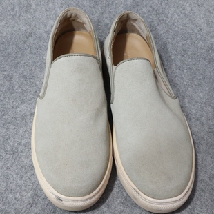 休闲鞋 浅灰色一脚蹬款 有轻微瑕疵 特价 蓝豹 40码 男士