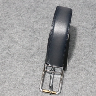 皮带 牛皮头层革 1100cm 蓝豹 款 蓝色商务款 瑕疵特价 男士