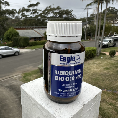 澳洲直邮泛醇辅酶Eagle鹰牌Ubiquinol还原型辅酶BioQ10300mg30粒