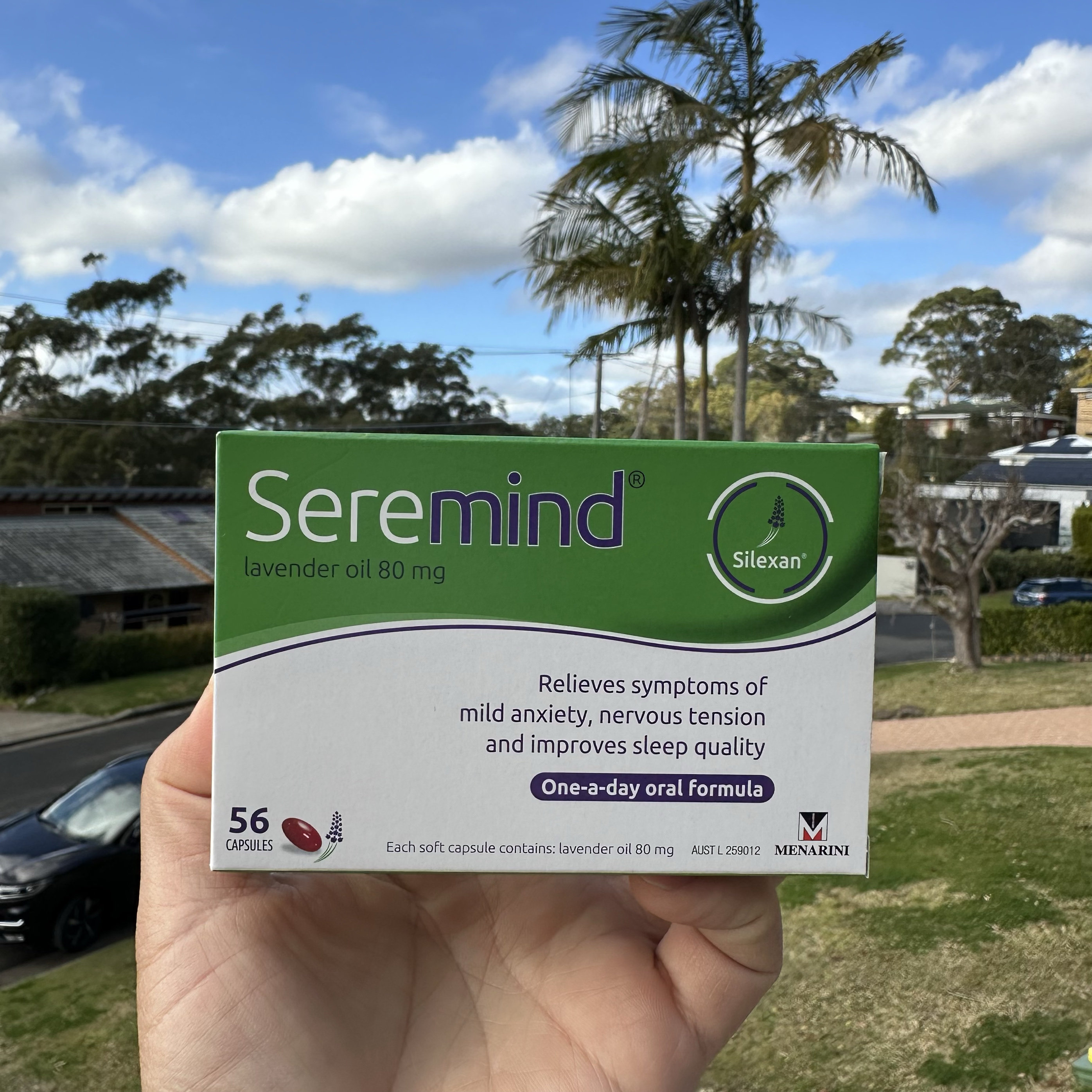 澳洲直邮Seremind薰衣草油更年期胶囊56粒