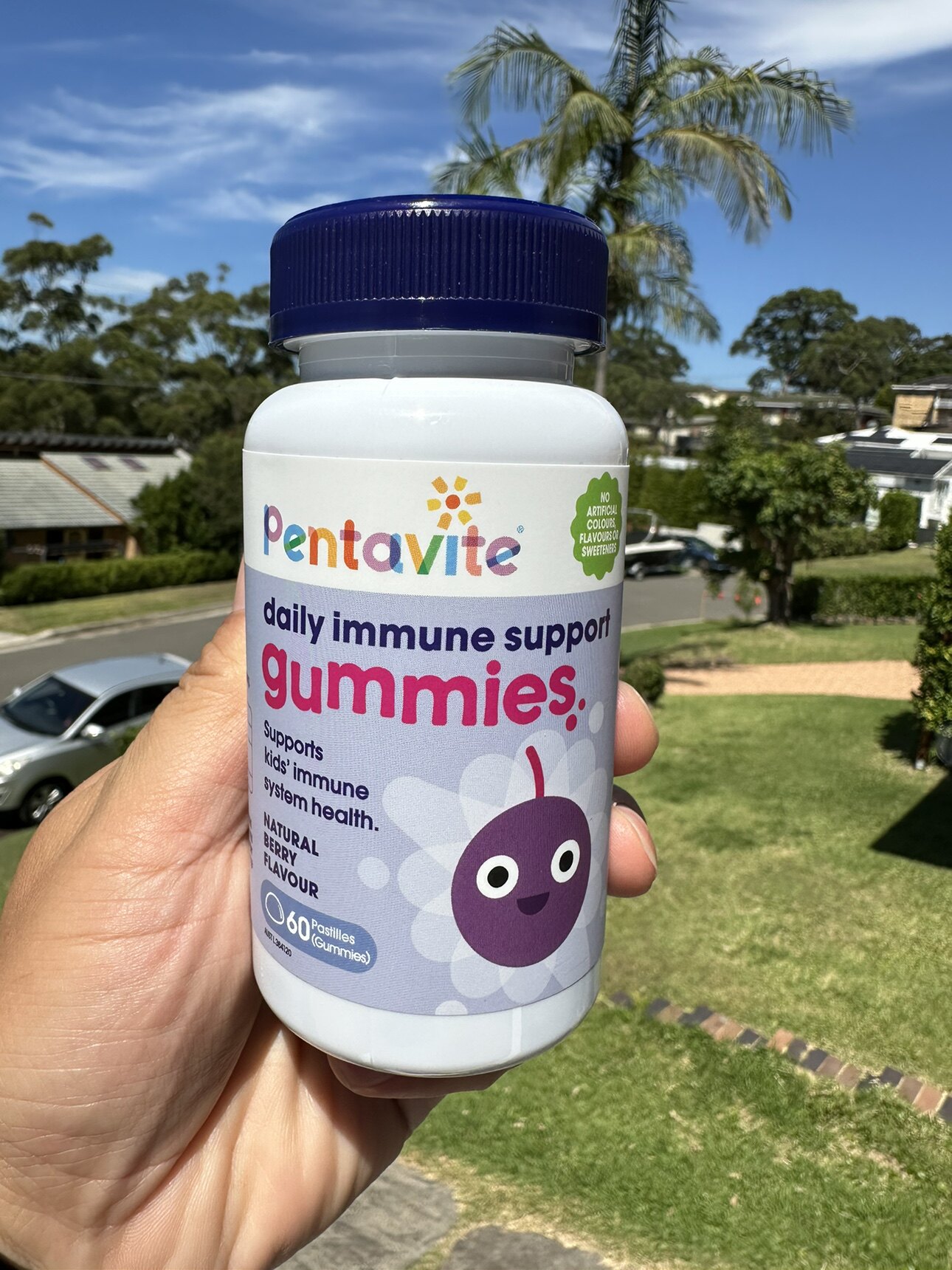 澳洲直邮代购Pentavite儿童软糖接骨木VC锌60粒