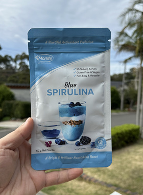 澳洲直邮Morlife Blue Spirulina Powder 50g