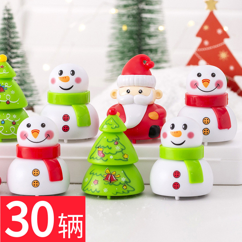 圣诞礼物圣诞惯性回力车玩具奖品