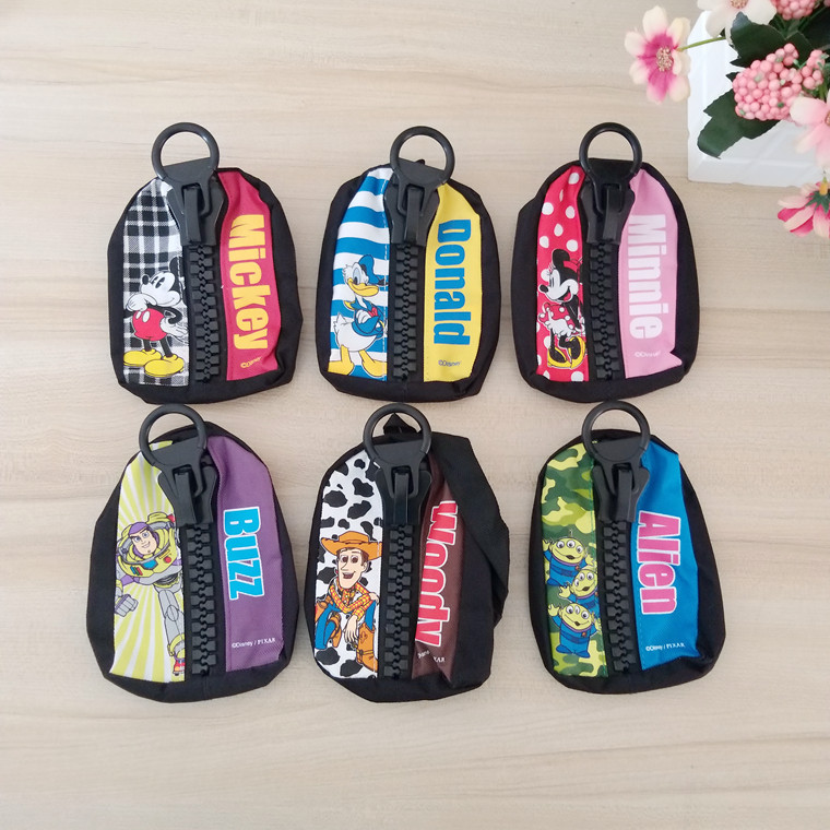 自款 出口欧美 迪家宽齿零钱收纳小包包 非常可爱小背包款式