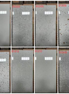 600x1200亮光水磨石墙砖新中式风格 耐磨防滑厨卫地砖适用于洗手