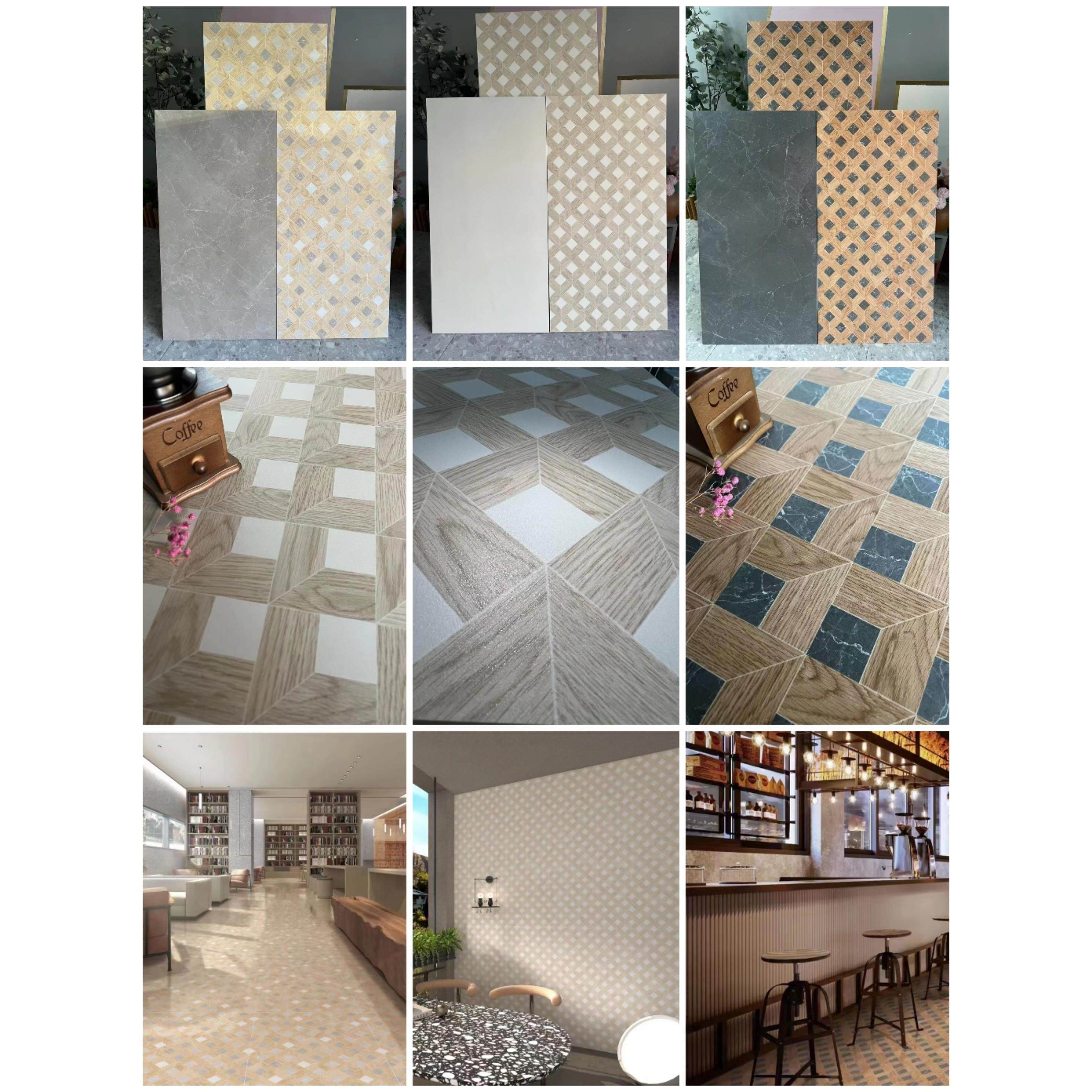 高档时尚服装店精雕面地板砖600x1200木纹砖酒吧餐厅格子防滑地砖,家装主材,仿大理石瓷砖,淘宝优惠券,粉丝福利购,淘宝优惠卷