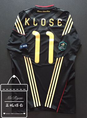 2010世界杯/2012欧预赛 10-12德国客场球员版球衣 11号克洛泽