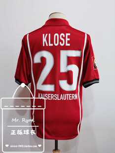 99-00 凯泽斯劳滕 主场球衣 25号 克洛泽 球员版 连章  多选