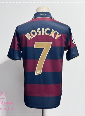 【现货】07-08 阿森纳 第二客场球衣 7号 罗西基 欧冠版 S码