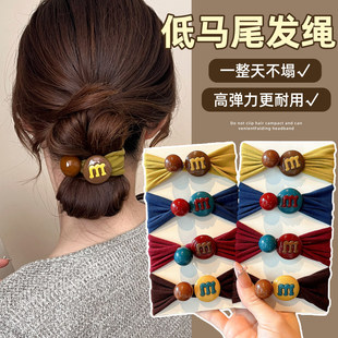 韩国东大门同款 发圈头饰彩色糖果发绳女扎头发皮筋不伤发头绳发饰