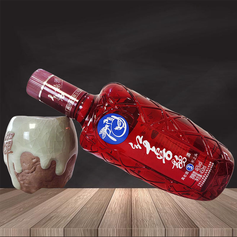 清香型白酒红喜鹊450ml46度