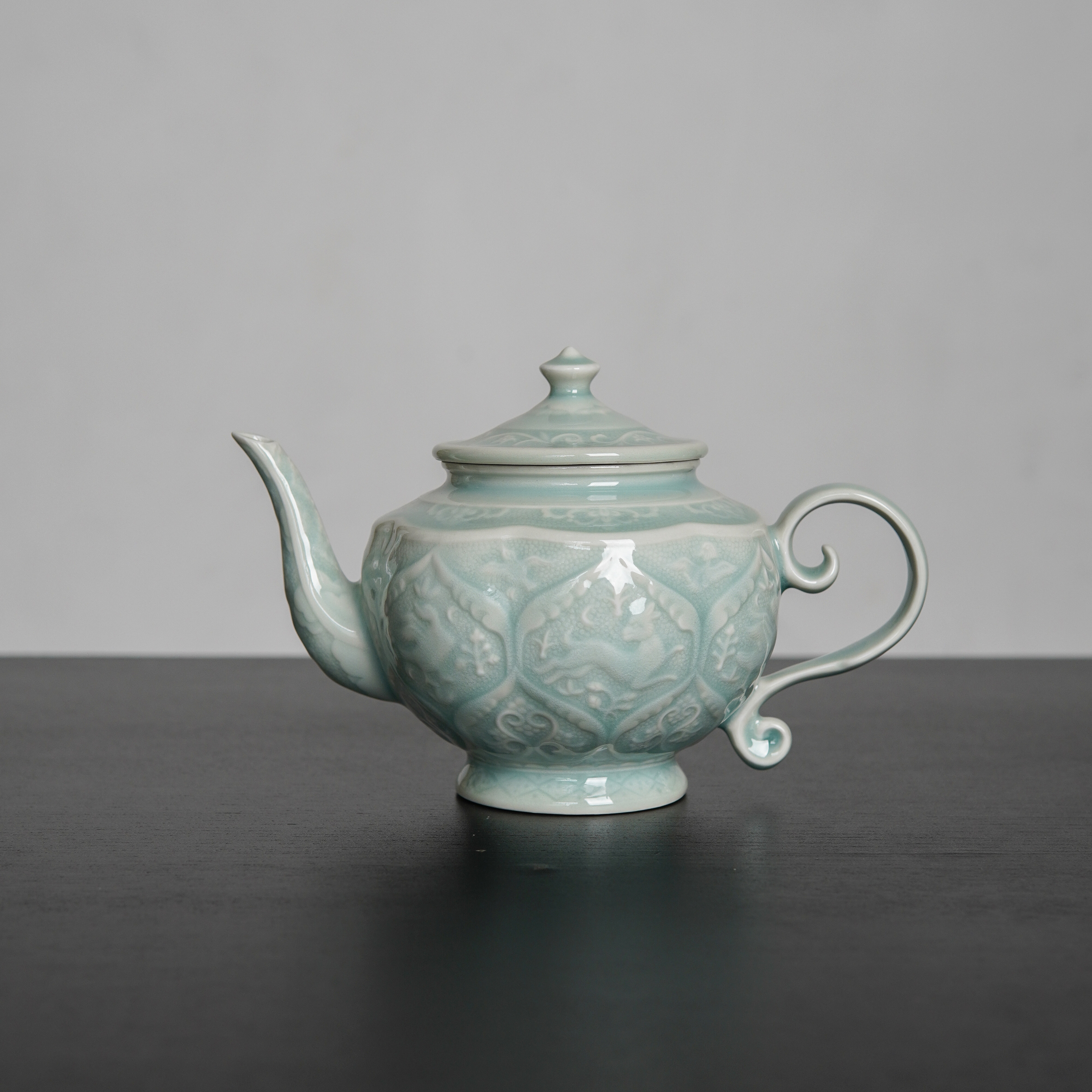 长安知己中国非遗花舞大唐茶壶