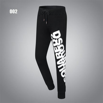 欧美2025春秋潮牌时尚修身束脚DSQ2字母印花休闲裤男士潮流运动裤