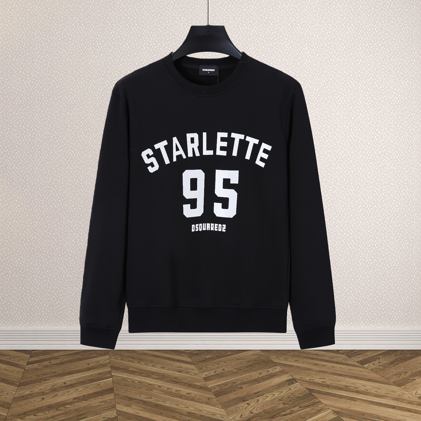 秋冬新款潮牌轻奢DSQ2字母印花套头连帽卫衣女宽松美式情侣装外套