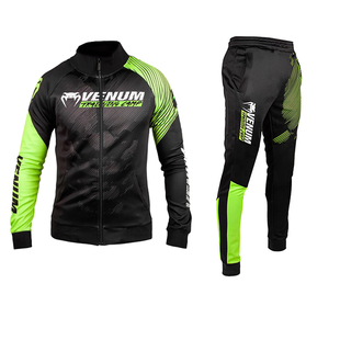 毒液运动卫衣训练套装男2025针织休闲开衫男士运动服透气男装