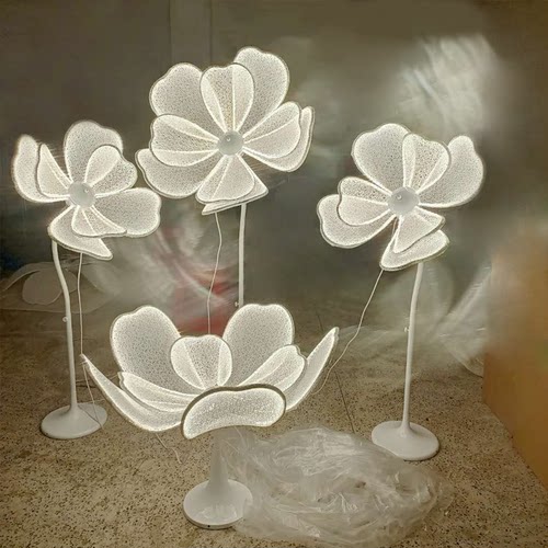 新款发光牡丹花led灯带婚庆道具