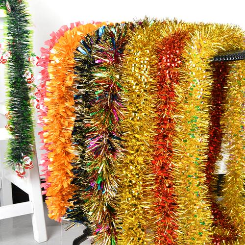 节庆装饰彩色茜草藤条挂饰