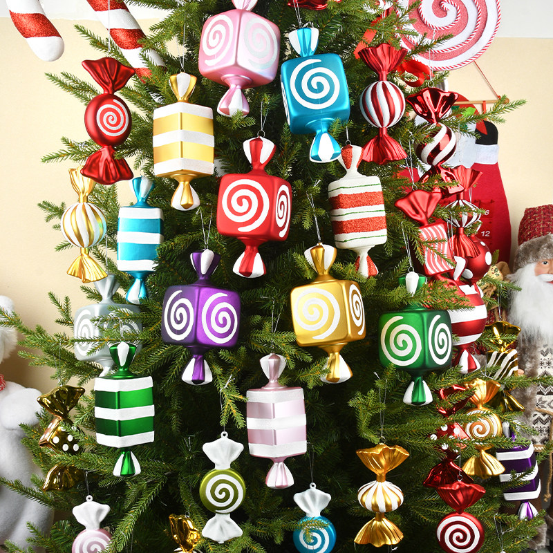 圣诞装饰品20CM糖果挂件彩绘小糖果婚庆超市拍摄道具吊饰圣诞挂饰,节庆用品/礼品,圣诞装饰品,淘宝优惠券,粉丝福利购,淘宝优惠卷