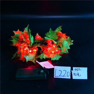 圣诞节装饰电池盒灯泡led彩灯