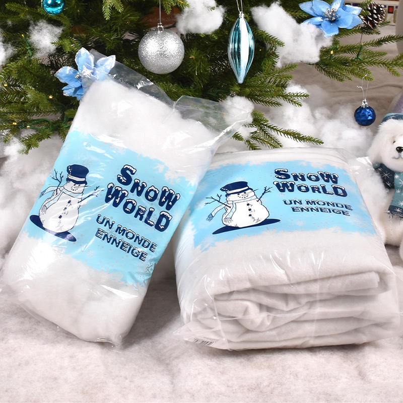 圣诞装饰仿真雪地棉雪景场景布置