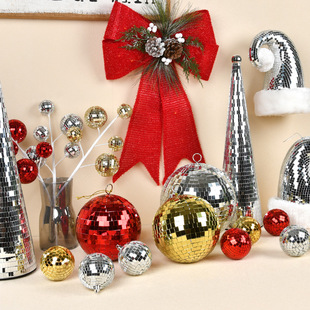 婚庆酒吧玻璃镜面ktvdisco迪斯科球灯舞台灯光镭射球金银红反射球