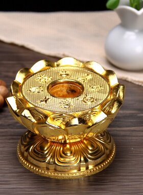 手摇转金轮底座树脂八吉