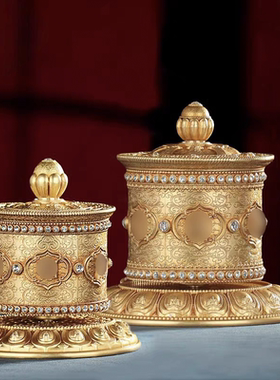 慧宝纯铜指捻转轮家居西