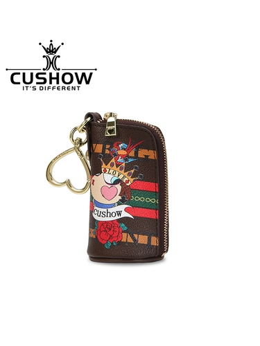 Оригинальная ключница, кожаные универсальные маленькие ключи от машины, брелок с молнией, из натуральной кожи, простой и элегантный дизайн