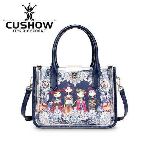 卡秀原创印花百搭子母袋果冻包