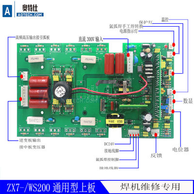 瑞玲佳仕款逆变焊机带数显上板