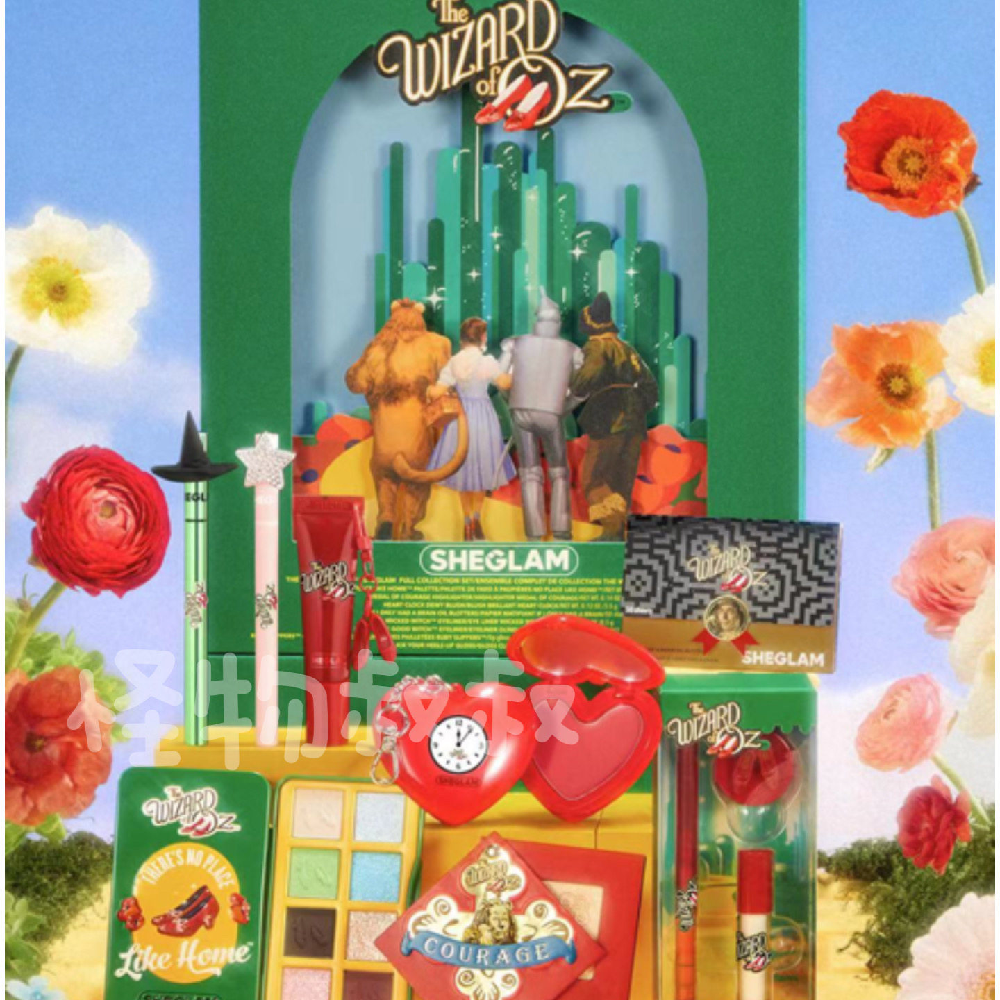 现货sheglam新品绿野仙踪联名The Wizard of OZ眼影眼线笔唇颊膏