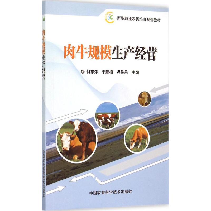 正版图书肉牛规模生产经营何志萍,于建梅,冯俊昌 主编 著作中国农业科学技术出版社工业/农业技术/农业/畜牧/养殖纸质书籍