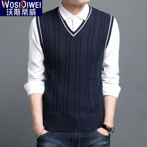 背心马甲修身韩版潮流无袖坎肩