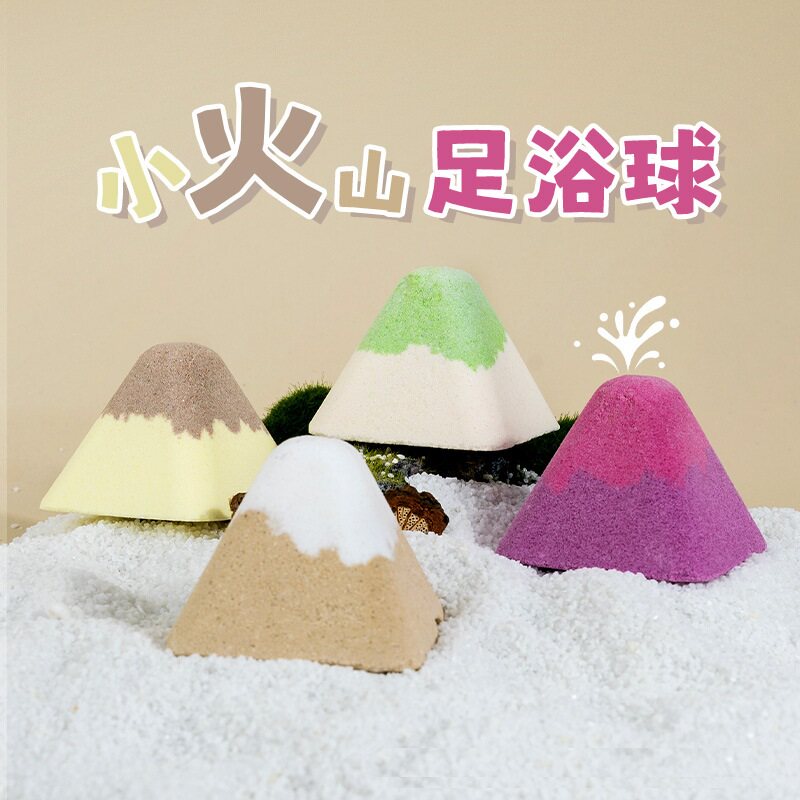 海盐泡脚精油沐足足浴盐球图片