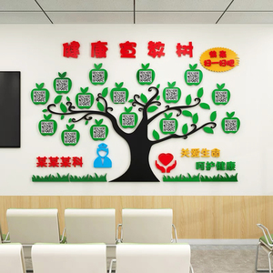 医院健康宣教布置装饰亚克力