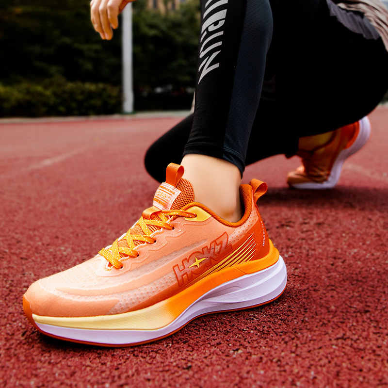 中考体育专用鞋碳板跑鞋女田径跳绳考试体测鞋超轻专业跑步鞋钉鞋