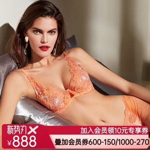 LACLOVER自由女神系列蕾丝刺绣女士平角裤 LC23JL1 新色限定