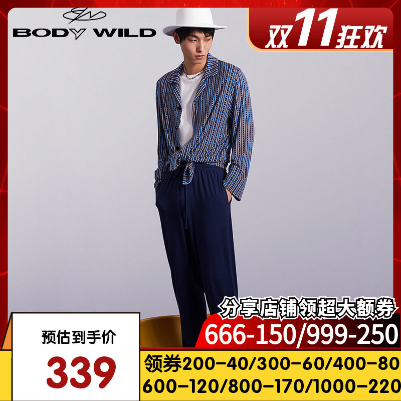 BODY WILD数码条纹家居长裤ZBN42ZN1怎么看?
