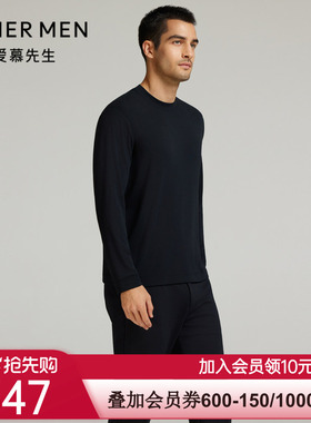 爱慕先生24AW先生搭底-燚丝秋冬半高领套头长袖男士上衣NS81L712